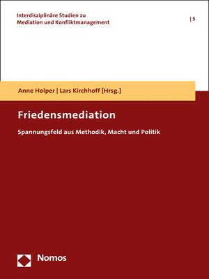 cover image of Friedensmediation
